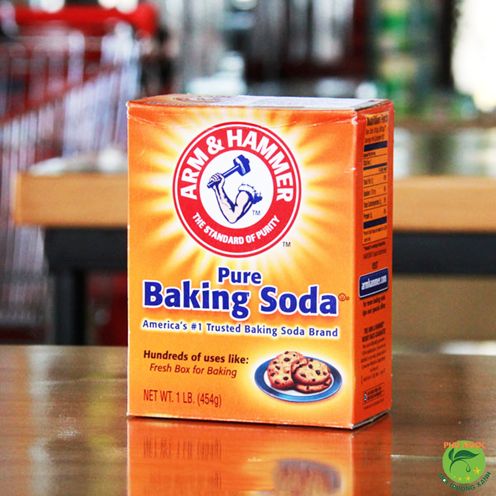 Dùng hỗn hợp baking soda, giấm...