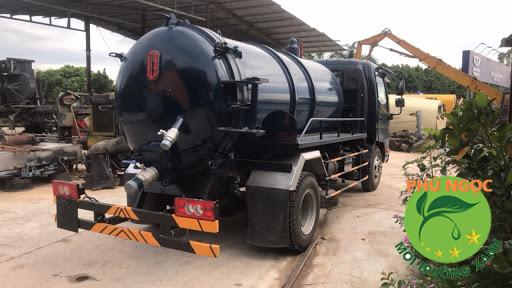 xe hút chuyên dụng hầm biogas