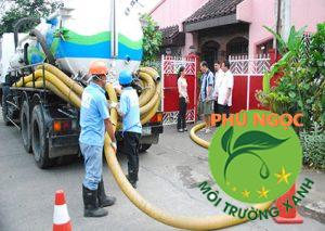 Hút hầm cầu huyện Bình Đại