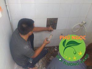 Thông cống nghẹt huyện Chợ Mới